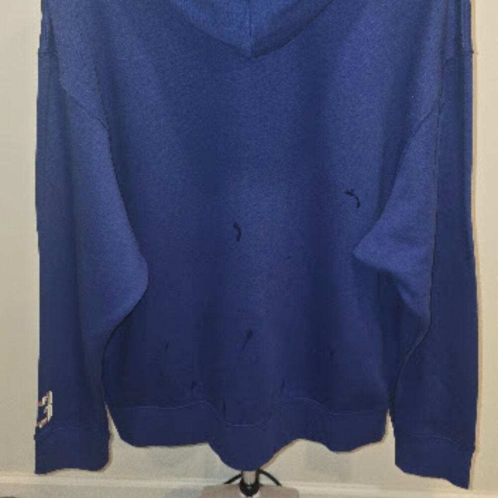 *NEW* Nike Air Jrdn 23 JpMn Swl Neck Swtsrt Hdie Blue Colorful Men’s3XL - Picture 3 of 3